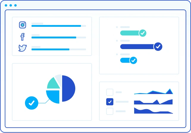 webpage showing graphs with multiple types