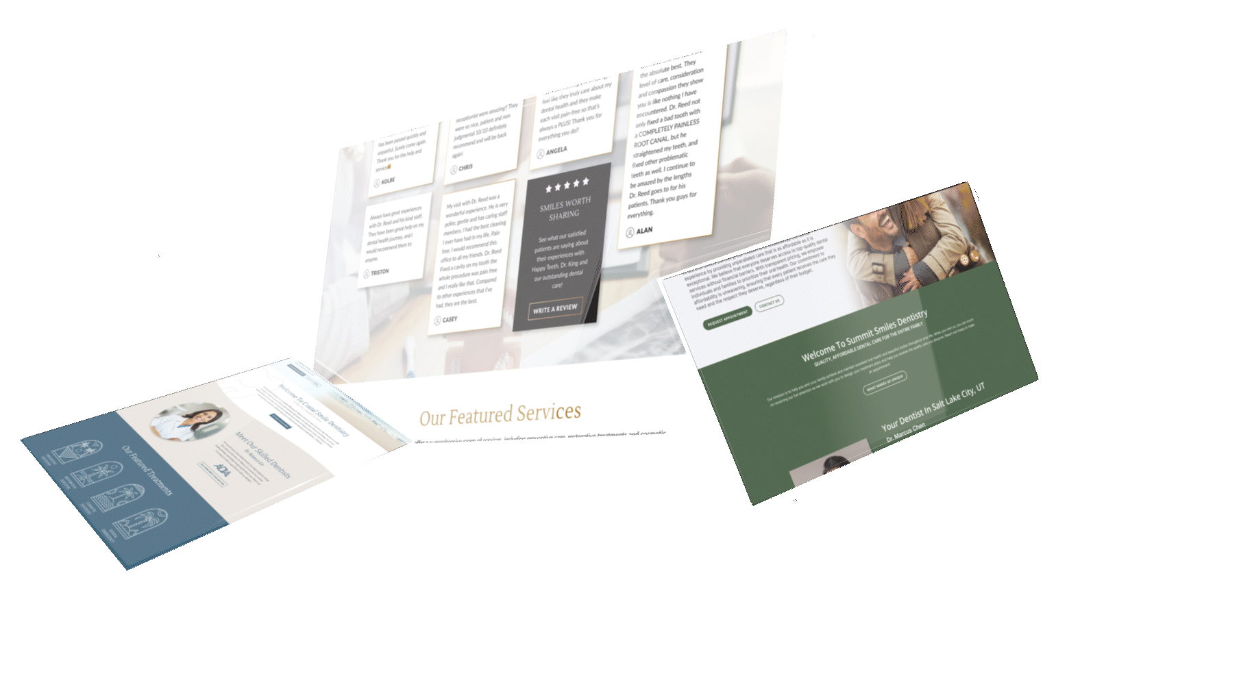 Website design for all screen sizes scrolling websites