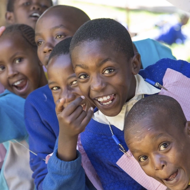 Global Dental Relief kids making silly faces