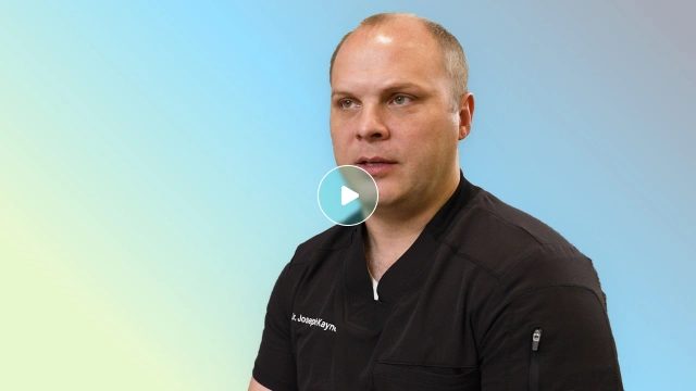 Joseph D. Kayne DDS at Rock Canyon Dental being interviewed
